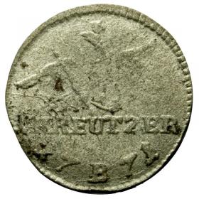 Obrazek 2 dla: 1 krajcar 1771 Fryderyk II Wielki Niemcy Wrocław