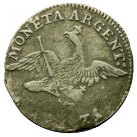 Obrazek 2 dla: 3 krajcary 1771 Fryderyk II Wielki Niemcy Brandenburgia