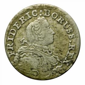 Obrazek dla: 3 krajcary 1755 Fryderyk II Wielki Niemcy Wrocław