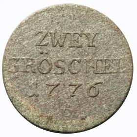 Obrazek dla: 2 greszele 1776 Fryderyk II Wielki Niemcy Wrocław