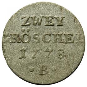 Obrazek 2 dla: 2 greszele 1778 Fryderyk II Wielki Niemcy Wrocław