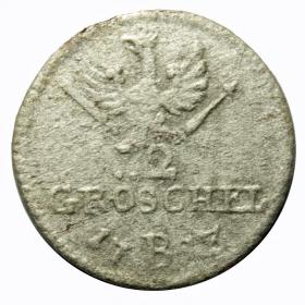 Obrazek 2 dla: 2 greszele 1753 Fryderyk II Wielki Niemcy Wrocław