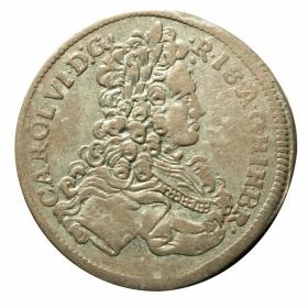 Obrazek dla: 3 krajcary 1723 Karol VI Habsburg Śląsk Wrocław