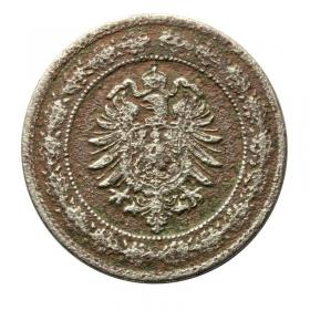 20 fenigów 1887 Fryderyk Wilhelm II Niemcy Stuttgart