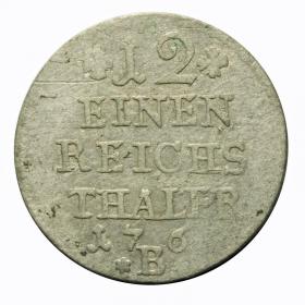 Obrazek dla: 1/12 talara 1766 Fryderyk II Wielki Niemcy Wrocław