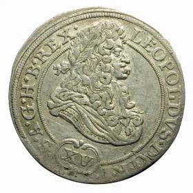 Obrazek dla: 15 krajcarów 1694 Leopold I Habsburg Wrocław