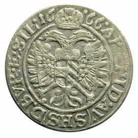 Obrazek 2 dla: 3 krajcary 1666 Leopold I Habsburg Wrocław