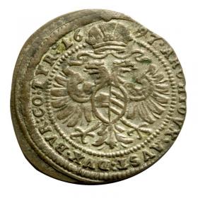 Obrazek 2 dla: 1 krajcar 1697 Leopold I Habsburg Austria Wiedeń