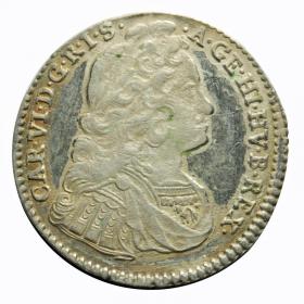 Obrazek dla: 6 krajcarów 1739 Karol VI Habsburg Austria Tyrol Hall