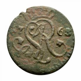 Obrazek 2 dla: Szeląg 1768 Stanisław August Poniatowski Kraków