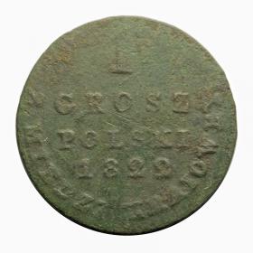Obrazek dla: 1 grosz 1822 Aleksander I Romanow Królestwo Polskie Warszawa