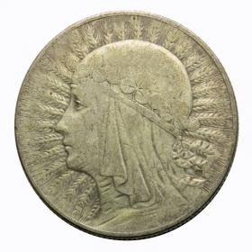 Obrazek dla: 5 złotych 1933 Głowa Kobiety II RP Warszawa