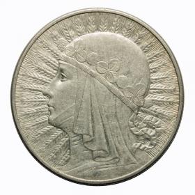 Obrazek dla: 10 złotych 1932 Głowa Kobiety II RP Warszawa