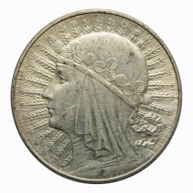 Obrazek dla: 10 złotych 1932 Głowa Kobiety II RP Warszawa