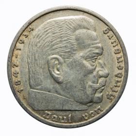 Obrazek dla: 5 marek 1935 A Berlin Paul von Hindenburg Niemcy