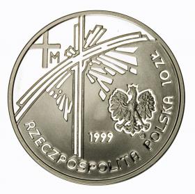 Obrazek 2 dla: 10 zł Jan Pawel II  Papież Pielgrzym 1999