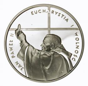 Obrazek dla: 10 zł Jan Paweł II  46 Międzynarodowy Kongres Eucharystyczny 1997