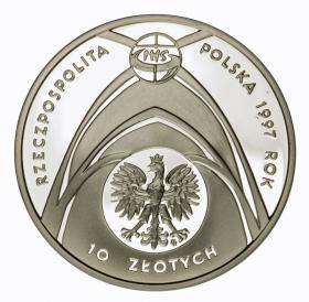 Obrazek 2 dla: 10 zł Jan Paweł II  46 Międzynarodowy Kongres Eucharystyczny 1997