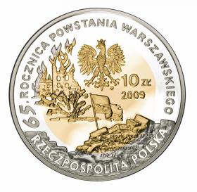 Obrazek 2 dla: 10 zł 2009 65 rocznica Powstania Warszawskiego Poeci Warszawscy Tadeusz Gajcy