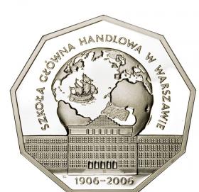Obrazek dla: 10 zł 2006 100lecie Szkoły Głównej Handlowej