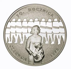 Obrazek dla: 10 zł 2006 30 rocznica czerwca 1976