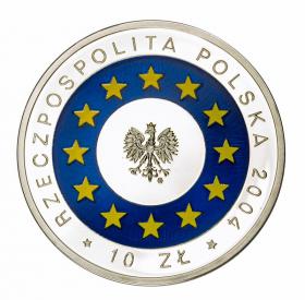 Obrazek 2 dla: 10 zł 2004 Wstąpienie Polski do Unii Europejskiej