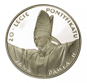 Obrazek dla: 10 zł 1998 20  lecie pontyfikatu Jana Pawła II