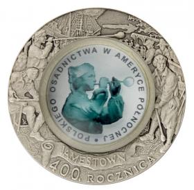 Obrazek dla: 10 zł 2008 400 rocznica osadnictwa w Ameryce Płn.