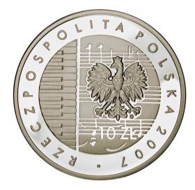 Obrazek 2 dla: 10 zł 2007 125 rocznica urodzin Karola Szymanowskiego