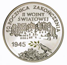 Obrazek dla: 10 zł 2005 60 rocznica zakończenia II Wojny Światowej