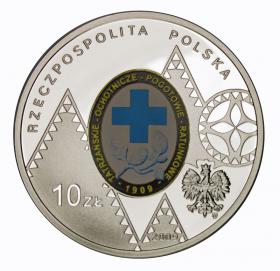 Obrazek 2 dla: 10 zł 2009 100 rocznica powstania Tatrzańskiego Ochotniczego Pogotowia Ratunkowego