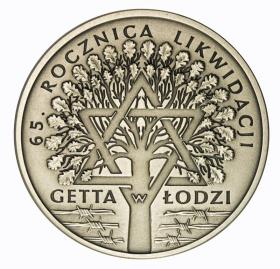 Obrazek dla: 20 zł 2009 65 rocznica likwidacji Getta w Łodzi