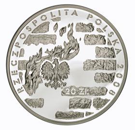 Obrazek 2 dla: 20 zł 2008 65 rocznica powstania w Getcie Warszawskim