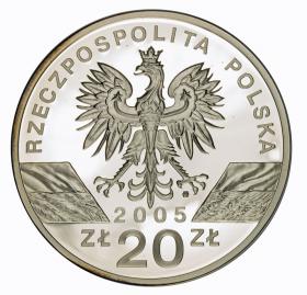 Obrazek 2 dla: 20 zł 2005 Puchacz