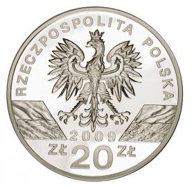 Obrazek 2 dla: 20 zł 2009 Jaszczurka Zielona