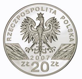 Obrazek 2 dla: 20 zł 2007 Foka Szara
