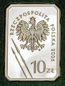 Obrazek 2 dla: 10 zł 2006 Jeździec Piastowski