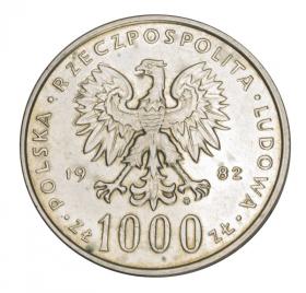 1000 zł 1982 Jan Paweł II srebro