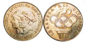 200 zł 1975 XXX rocznica zwycięstwa nad faszyzmem 200 zł 1976 Igrzyska XXI Olimpiady srebro