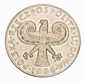 Obrazek 2 dla: 10 zł 1966 Mała Kolumna VII Wieków Warszawy