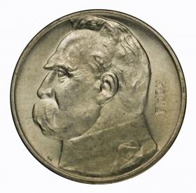 Obrazek 2 dla: 2 zł 1936 Józef Piłsudski oficjalna kopia Mennicy Państwowej