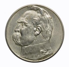 Obrazek dla: 5 złotych 1938 Józef Piłsudski Warszawa