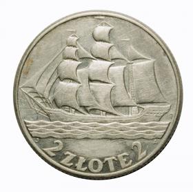Obrazek dla: 2 złote 1936 Żaglowiec II RP Warszawa