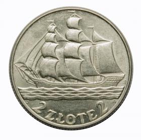 Obrazek dla: 2 złote 1936 Żaglowiec II RP Warszawa