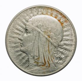 Obrazek dla: 5 złotych 1933 Głowa kobiety II RP Warszawa