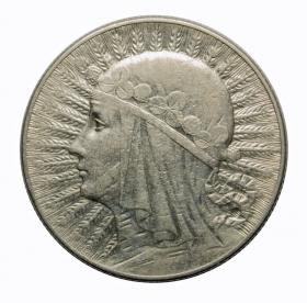 Obrazek dla: 5 złotych 1933 Głowa kobiety II RP Londyn