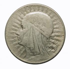 Obrazek dla: 5 złotych 1934 Głowa kobiety II RP Londyn