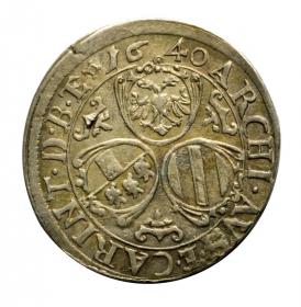 Obrazek 2 dla: 3 krajcary 1640 Ferdynand II Habsburg Austria Sankt Veit