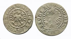 Obrazek 2 dla: Zestaw 2 x półgrosz 1509 Kraków 1518 Wilno