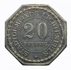 Obrazek dla: 20 fenigów Lichtenfels Bawaria Zamek Banz